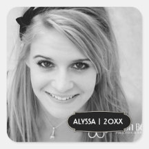 311-Customizable Graduation Photo Sticker