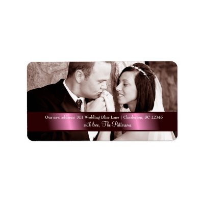 311 Customizable Wedding New Address Label