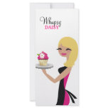 311-Daisy Cupcake Cutie | Wavy Blonde Customized Rack Card