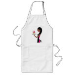 311 Daisy the Cupcake Cutie African American Aprons