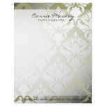 311-Damask Shimmer | Moss Letterhead Template