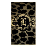311-"DARRIUS VERSION" GRAY STORM in GOLD Business Card Template
