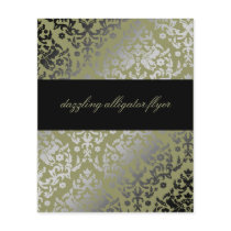 311-Dazzling Damask Alligator Flyers
