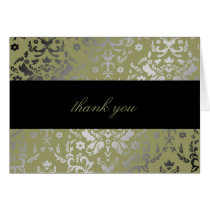 311 Dazzling Damask Alligator Thank You cards