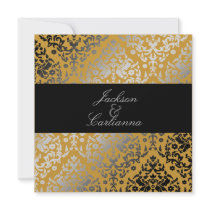 311-Dazzling Damask Lioness invitations