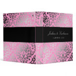 311-Dazzling Damask Pink Flamingo Binder