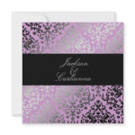 311 Dazzling Damask Wild Purple Personalized Announcement