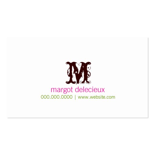 311-Delicieux Candy Stripes Business Cards (back side)