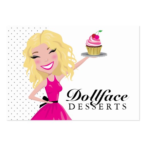 311 Dollface Desserts Blondie 3.5 x 2 Business Cards (front side)