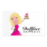 311 Dollface Desserts Blondie Business Card Templates