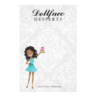311 Dollface Desserts Gift Box Blue Stationary Stationery Paper