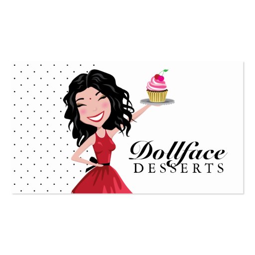 311 Dollface Desserts Indie Business Card (front side)