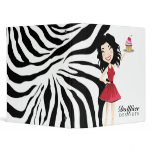 311 Dollface Desserts Kimmie Zebra Binder