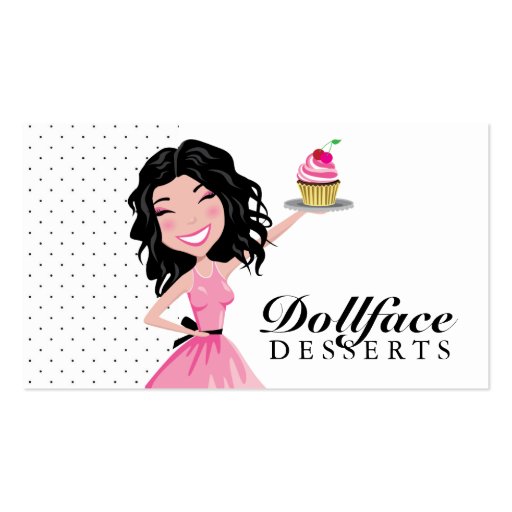 311 Dollface Desserts Kohlie Business Card Templates (front side)