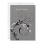 311-Dotted Desire |  Gray Personalized Invite