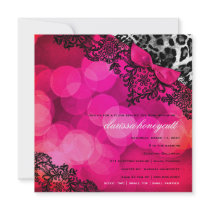 311 Dream in Leopard and Lace Bachelorette Invite