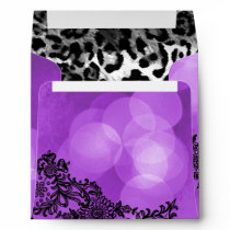311 Dream in Leopard & Lace Violet Envelopes