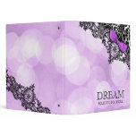 311 Dream in Lights Leopard and Lace Violet Vinyl Binder