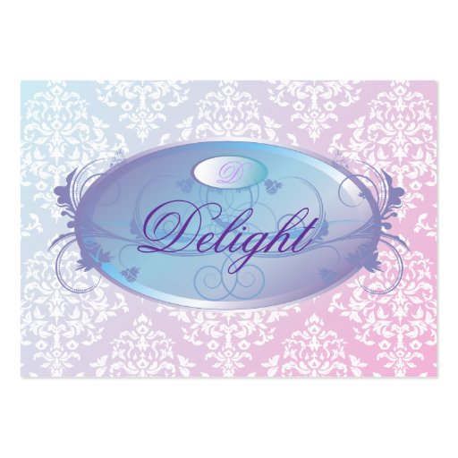 311-Dreamy Purple Delight Business Card Template (front side)