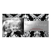 311 Elegant Damask Black photo cards