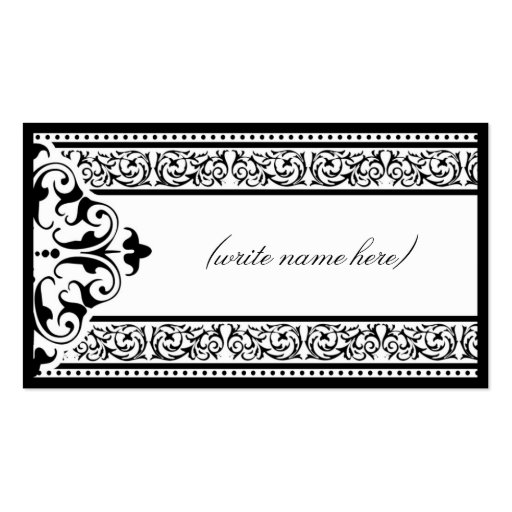 311 ELEGANT NAME CARD BUSINESS CARD TEMPLATE (front side)