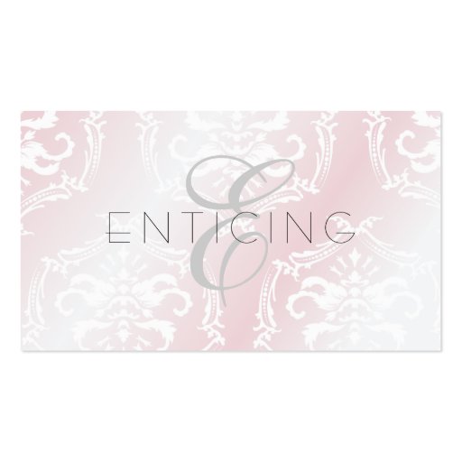 311 Enticingly Pink Business Card Templates (front side)