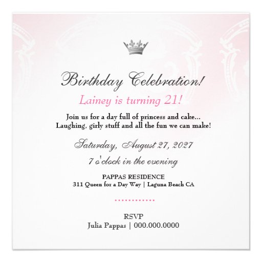 311 Enticingly Pink Party Invite