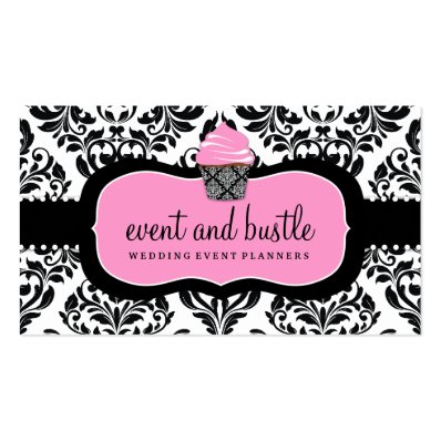 311 Event & Bustle Cupcake Business Card Template