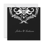 311-Exquisite Black Damask Invite