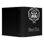 311-Exquisite Damask Black Binder