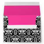 311-Exqusite Pink Blast Damask Envelope