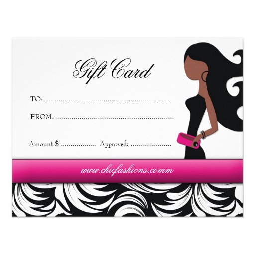 311 Fashionista Gift Card African American