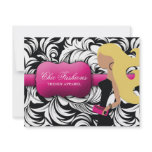 311-Fashionista Gift Card | Blond Invitations