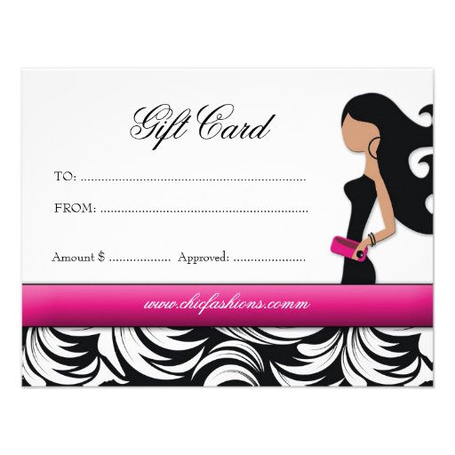 311 Fashionista Gift Card Brunette