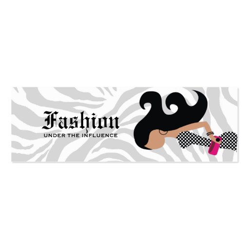 311-Fashionista | Hangtag Business Card Templates (front side)