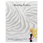 311-Fashionista Money Green Zebra | Blond Custom Letterhead