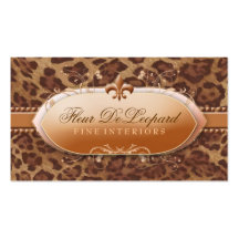 311-Fleur De Leopard Business Card