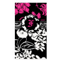 311-FLOWER FLAUNT PINK business cards