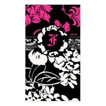 311-FLOWER FLAUNT PINK business cards by Jill311 311-FLOWER FLAUNT PINK business cards