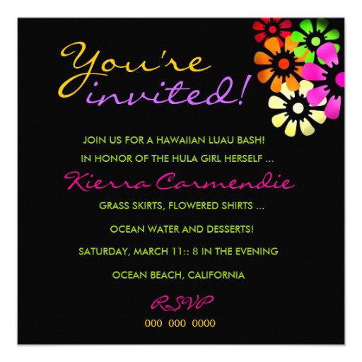 311 Flower Shower Invitation