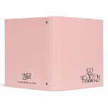 311 Forever 21 Script Customizable Peach 3 Ring Binders