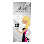 311 GIFt Box Cutie Wavy Blonde Damask Customized Rack Card