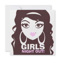 311 Girls Night Out {Luscious Lash Girl} Personalized Invites