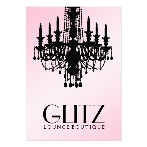 311 Glitz Boutique Pink Shimmer Business Card Templates