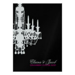 311-Glitz Chandelier - Invitation Metallic Silver