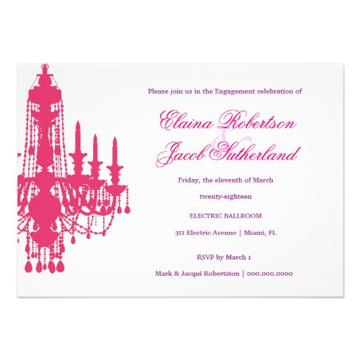 311-Glitz Chandelier - Invitation Purple Radiance