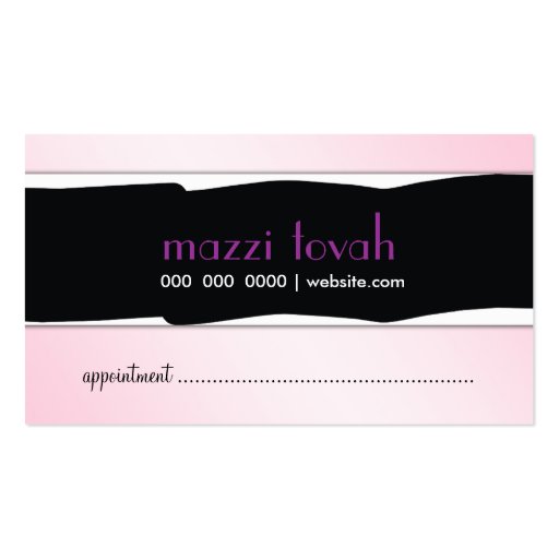 311-Glitz Lash/Makeup | Turquoise Shadow Business Card Templates (back side)
