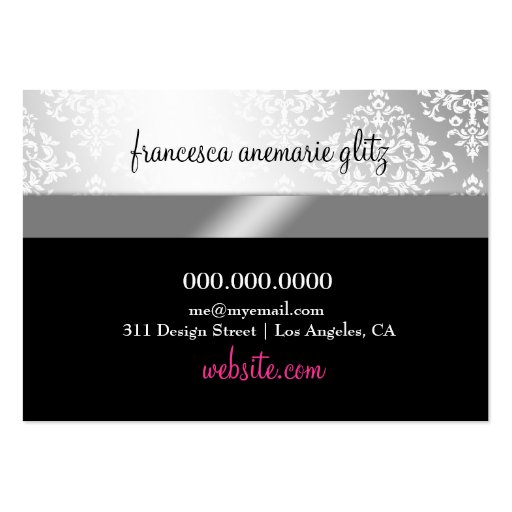 311-Glitzy Boutique Interiors Business Card (back side)