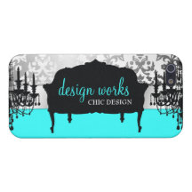 311 Glitzy Interiors Aqua iPhone 5 Case