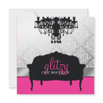 311-Glizty Chic Boutique Invitations